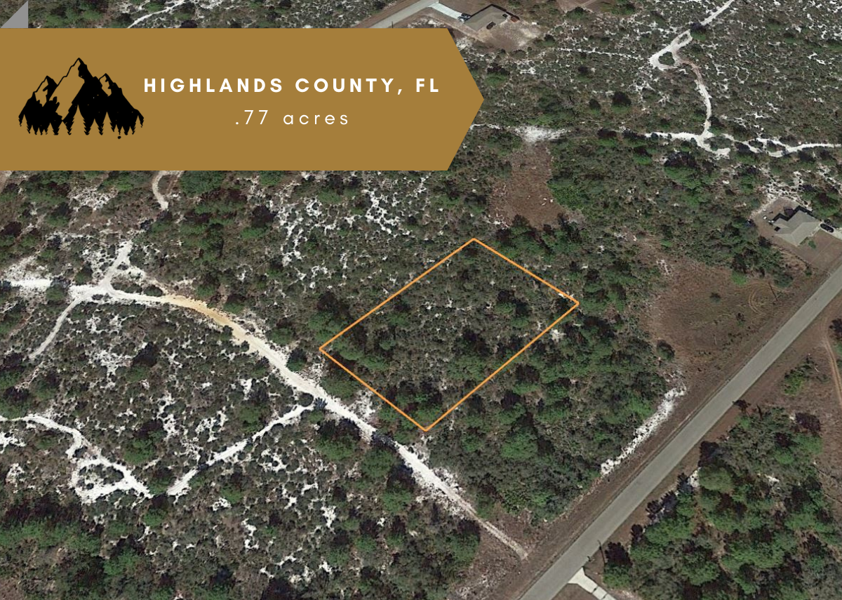 Triple lot!  3/4 of an acre near Lake Placid, FL