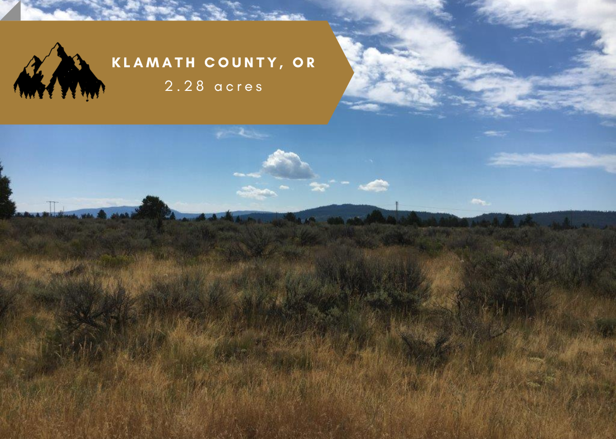 **SALE PRICE** 2.28 acres in Klamath County, OR